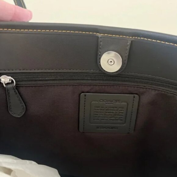 Coach Black Cat Tote Bag - Picture 6 of 7